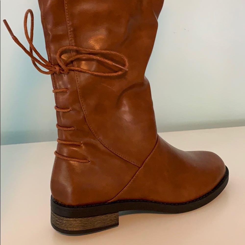 Tie Back Riding Boots